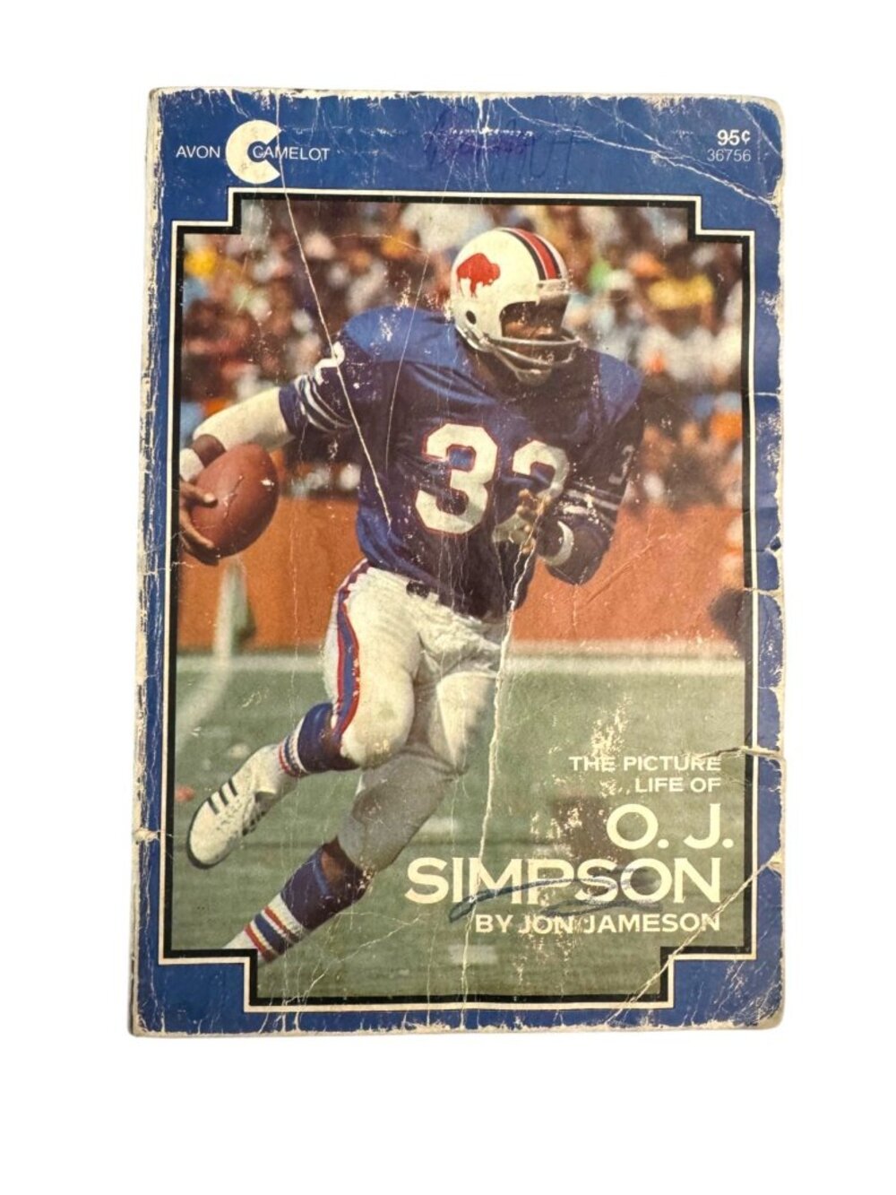 The Picture Life of O. J. Simpson by Jon Jameson 1978 Avon Camelot Paperback